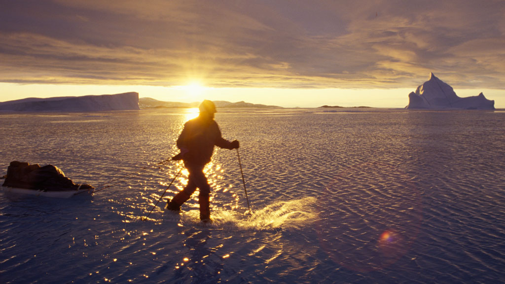  Midnight icebergs and watery skiing 